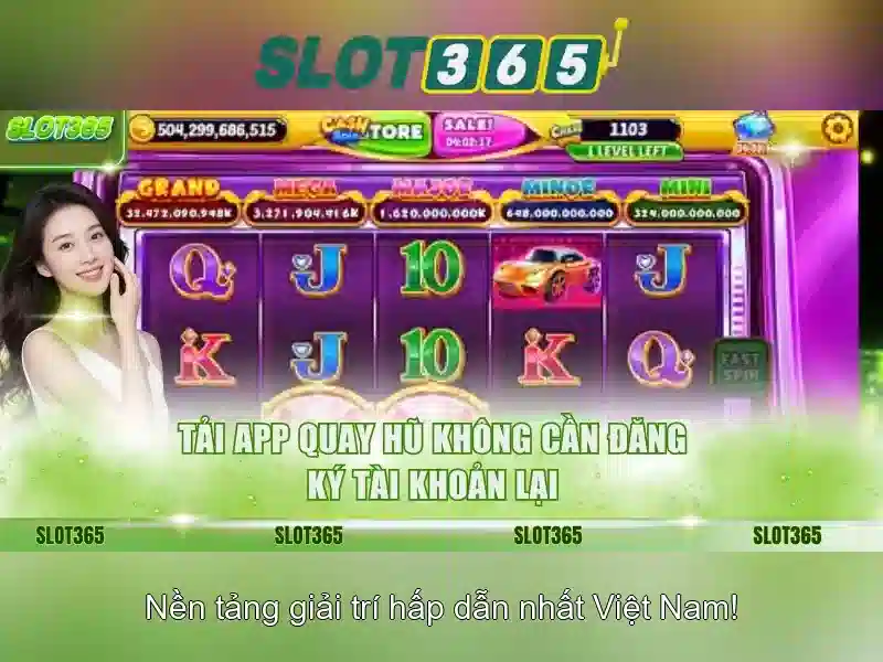 Trải nghiệm chơi slot tại Slot365