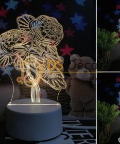 Đèn Led Trang Trí 3D Quà Tặng Sinh Nhật Độc Đáo DTT11