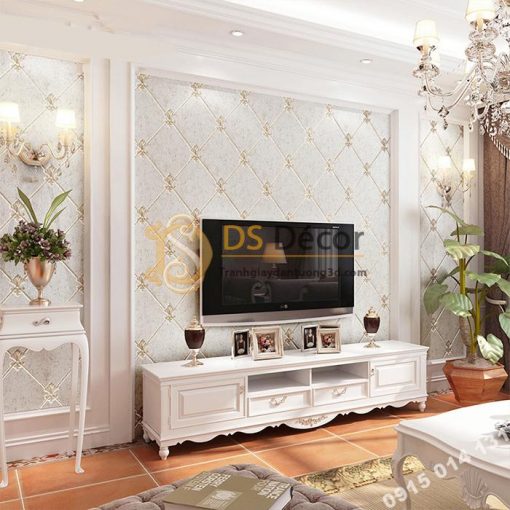 Giấy Dán Tường Giả Đá Marble Kim Cương 3D145