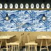 Giấy Dán Tường Phong Cách Nhật Bản Ramen Sushi Restaurant 3D245