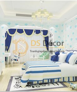 Giấy Dán Tường Họa Tiết Trái Tim 3D075