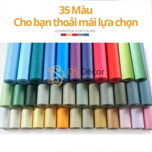 Giấy Dán Tường Một Màu 3D108 - 35 Màu Tha Hồ Chọn