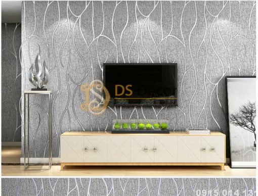 Giấy Dán Tường Sọc Da Dê Cashmere 3D041