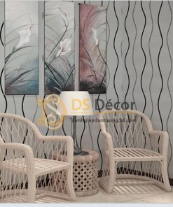 Giấy Dán Tường Sọc Lượn Sóng 3D072