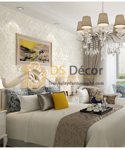 Giấy Dán Tường 3D Họa Tiết Hoa Cách Điệu Dập Nổi - 3D026