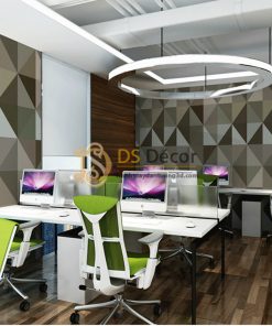 Giấy Dán Tường 3D - Họa Tiết Hình Học 3 Chiều Hiện Đại 3D004